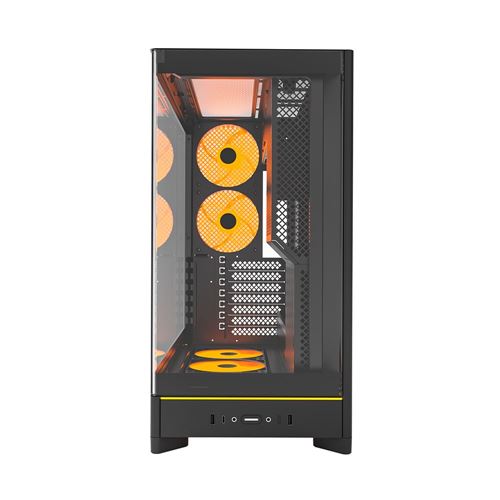 Montech HS02 PRO Tempered Glass ATX Mid-Tower Computer Case - Black — vista 2