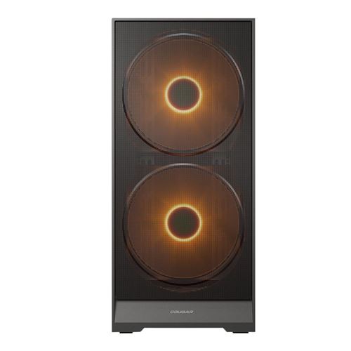 Cougar Airface 180 RGB Tempered Glass ATX Mid-Tower Computer Case - Black — vista 2