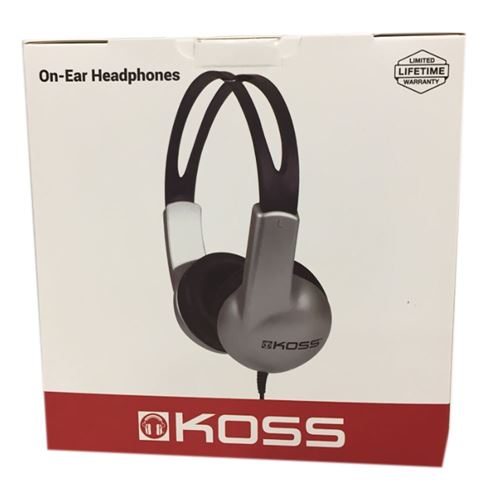 Koss UR10 Wired Headphones - Gray — vista 2