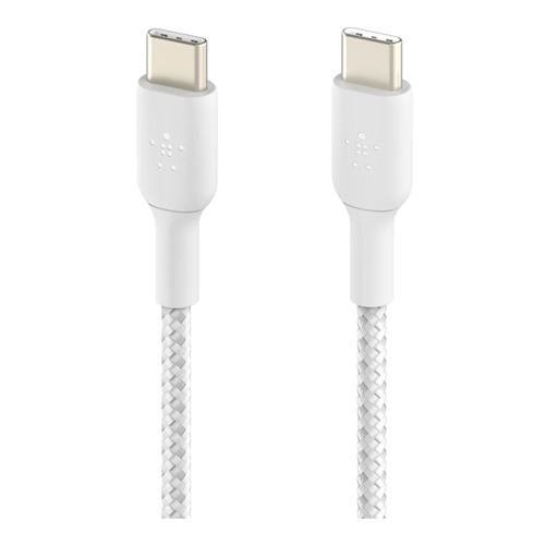 Belkin BOOST CHARGE Braided USB Type-C to USB Type-C Cable - White — vista 2