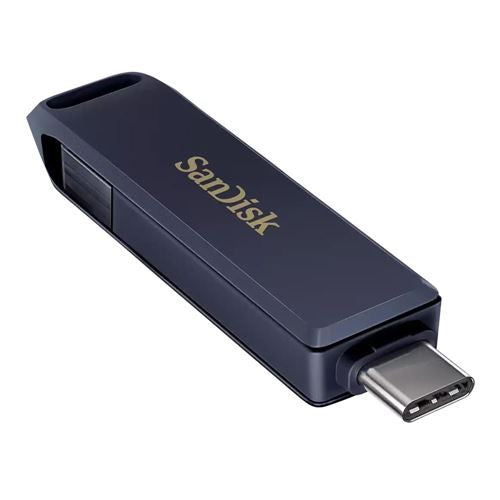 Sandisk 128GB Phone Drive USB 3.2 (Gen 1) Type-C / Lightning Thumb Drive - Blue — vista 2