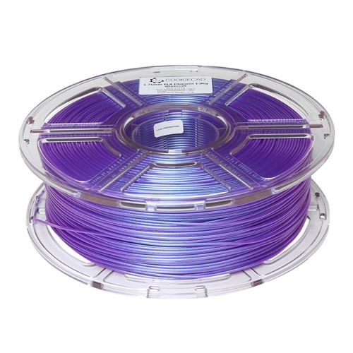 Cookiecad 1.75mm PLA Iridescent Holographic 3D Printer Filament Multi Color Color 1.0 kg ( — vista 2