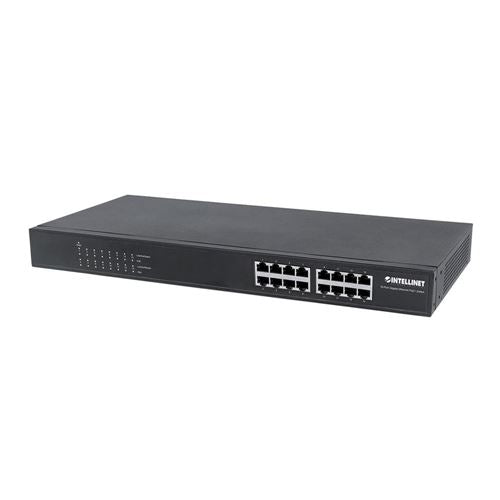 Intellinet 16-Port Gigabit Ethernet PoE+ Switch — vista 2