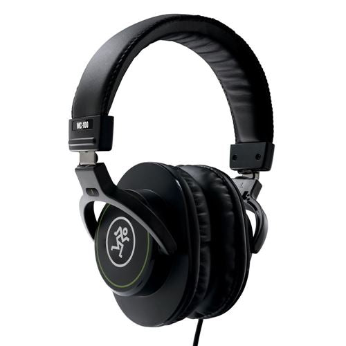 Mackie MC-100 Professional Closed-Back Wired Headphones - Black — vista 2