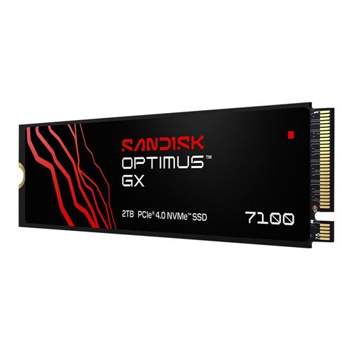 Sandisk Optimus GX 7100 2TB BiCS TLC 3D CBA NAND PCIe Gen 4 x4 NVMe M.2 Internal SSD — vista 2