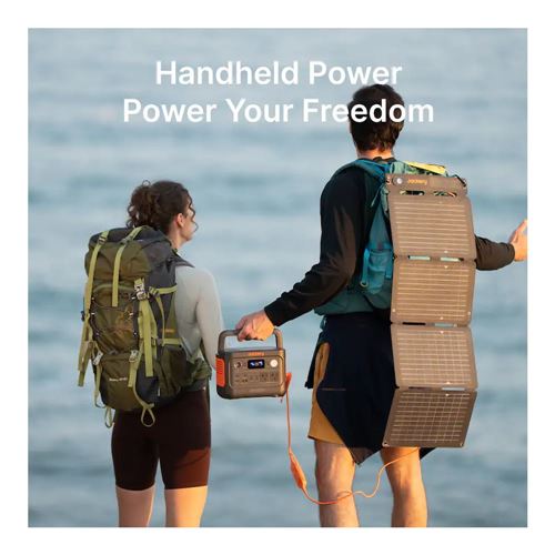 Jackery Explorer 300 v2 Portable Power Station with SolarSaga 40 Air — vista 2