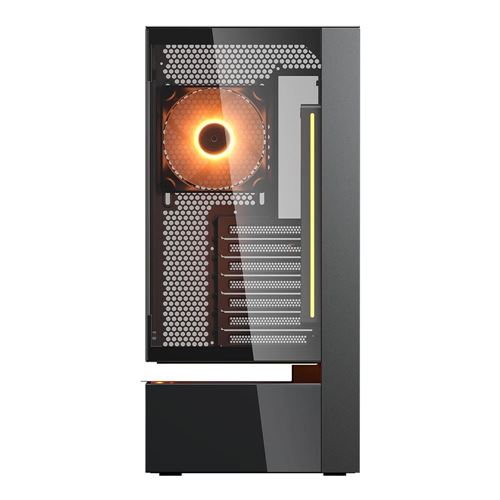 Cougar CFV235 Vision Tempered Glass ATX Mid-Tower Computer Case - Black — vista 2