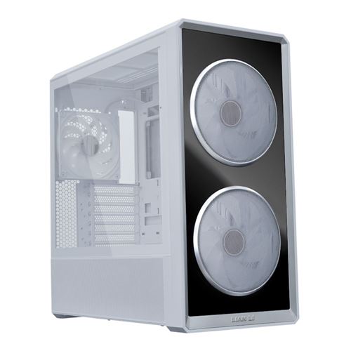 Lian Li Lancool 217 INF Tempered Glass ATX Mid-Tower Computer Case - White — vista 2
