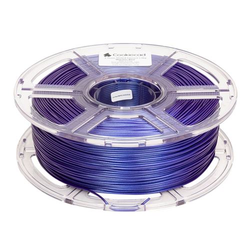 Cookiecad 1.75mm TPU 3D Printer Filament 1.0 kg (2.2 lbs.) Spool - Witches Blue — vista 2