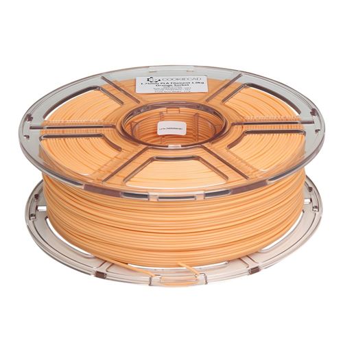 Cookiecad 1.75mm Orange Sorbet PLA 3D Printer Filament - 1kg Spool (2.2 lbs) — vista 2
