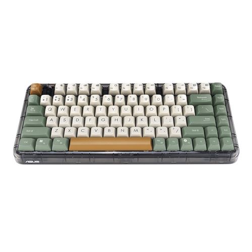 ASUS KD201 Jelly75 Wireless Mechanical Gaming Keyboard - Orange Meadow — vista 2