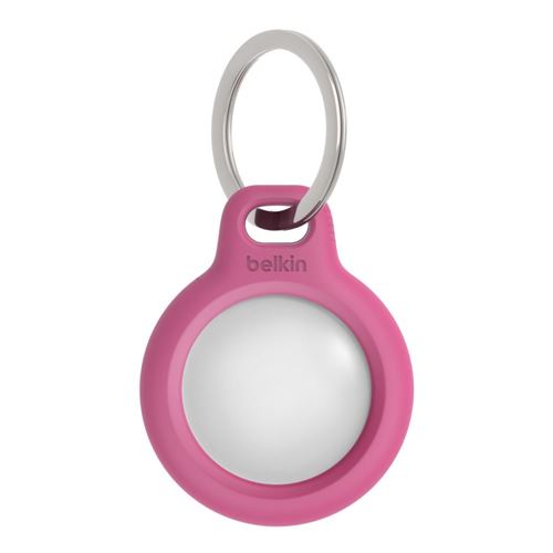 Belkin Secure Holder with Key Ring for AirTag - Pink — vista 2