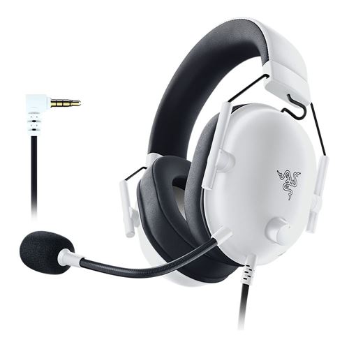 Razer BlackShark V2 X PlayStation Gaming Headset - White — vista 2