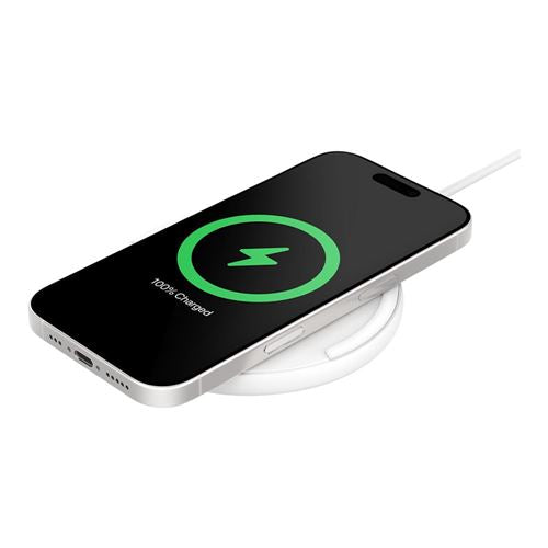 Belkin Wireless Charging Pad 15W - White — vista 2