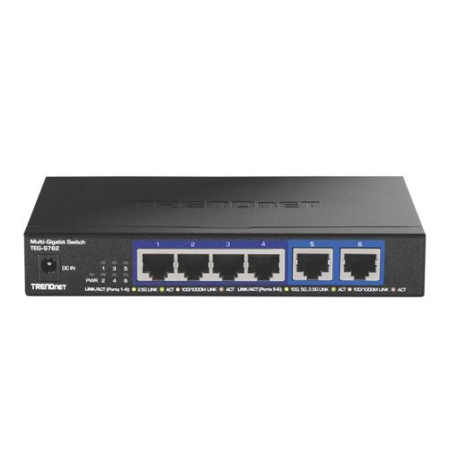 Trendnet 6-Port Multi-Gig Unmanaged Network Switch — vista 2