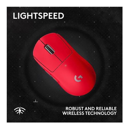 Logitech G PRO X SUPERLIGHT 2 SE LIGHTSPEED Wireless Gaming Mouse - Red — vista 2