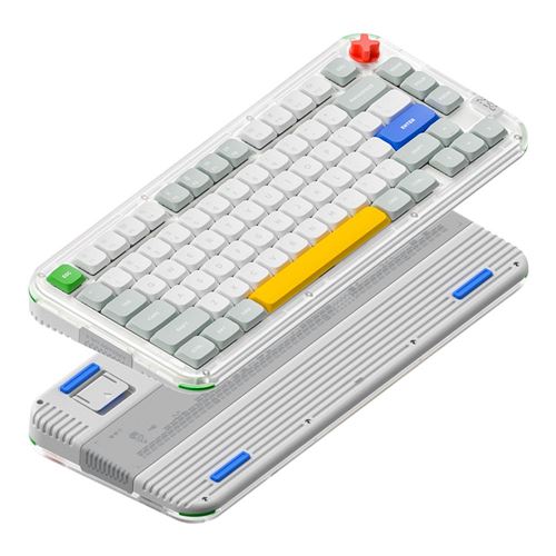 NuPhy Kick75 Low Profile Mechanical Keyboard - White — vista 2