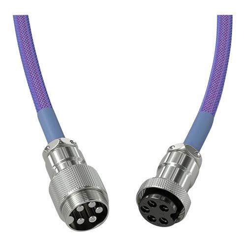 Glorious Coiled USB-C Artisan Braided Keyboard Cable for Mechanical Gaming Keyboards - Neb — vista 2