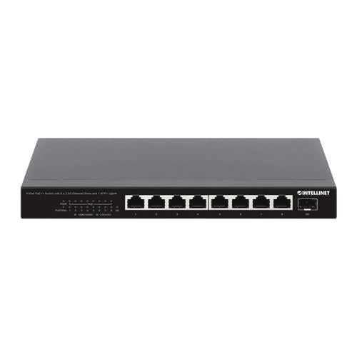 Intellinet 9-Port PoE++ Switch with 8 x 2.5G Ethernet Ports and SFP+ Uplink — vista 2