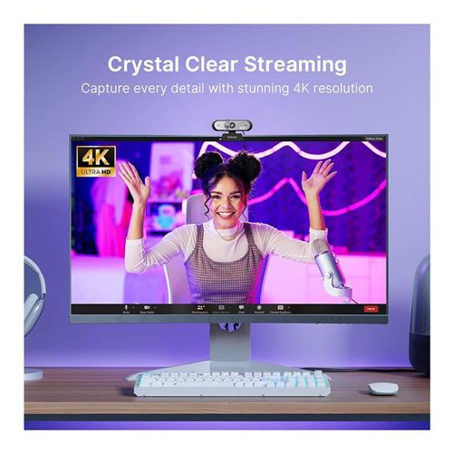 NexiGo N660P PRO 4K WEBCAM BLK — vista 2