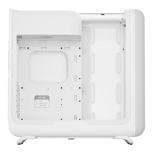 HYTE X50 Tempered Glass ATX Mid-Tower Computer Case - White — vista 2