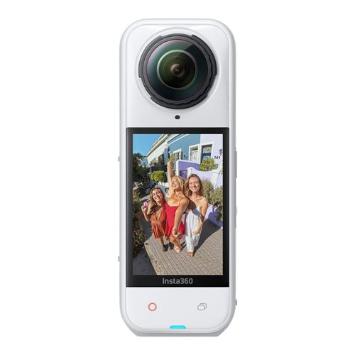 Insta360 CM X5 360 Camera - Satin White Limited Edition — vista 2