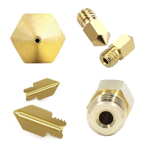 Leo Sales Ltd. 0.4mm Brass Nozzle - 25 pcs — vista 2