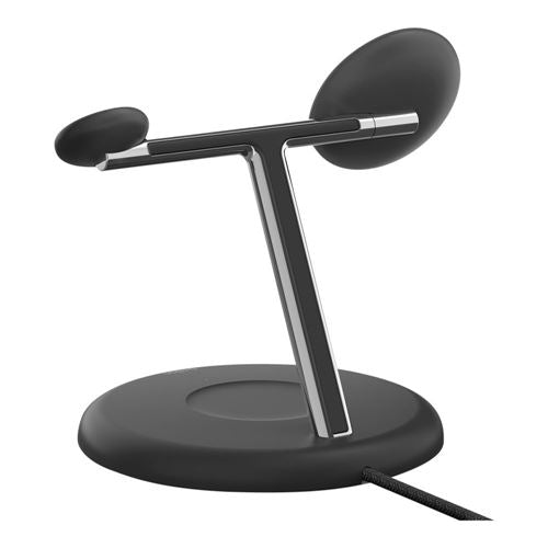 Belkin BoostCharge Pro 3-in-1 Magnetic Wireless Charging Stand Qi2 15W - Black — vista 2