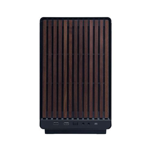 Lian Li A3 microATX Mini Tower Computer Case - Wooden Black — vista 2