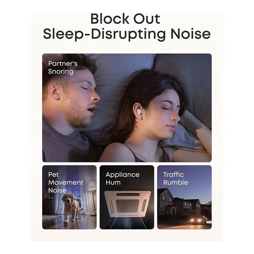 Anker Sleep A30 Active Noise Cancelling True Wireless Bluetooth Earbuds - White — vista 2
