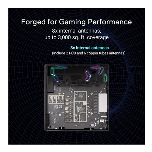 ASUS ROG Strix GS-BE12000 Tri-Band WiFi 7 Gaming Router — vista 2