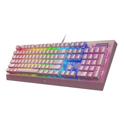 Razer BlackWidow V3 - Mechanical Gaming Keyboard (Green Switch) - Quartz Edition — vista 2