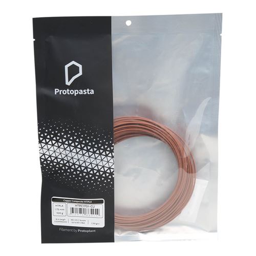 Proto-Pasta 1.75mm HTPLA Metal Composite 3D Printer Filament Multi Color 0.22 lbs. (0.10 k — vista 2
