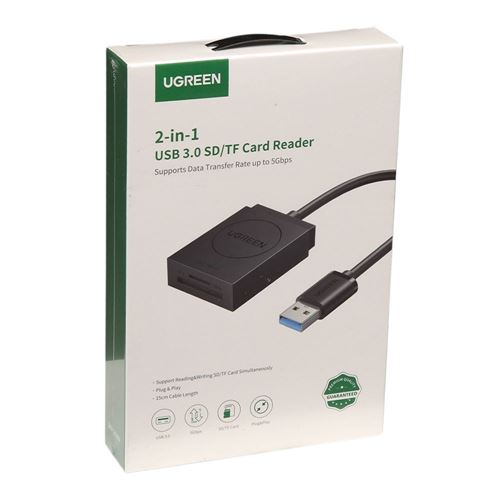 UGreen 4-in-1 USB 3.0 SD/TF Card Reader — vista 2