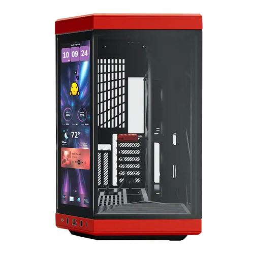 HYTE Y70 touch infinite Modern Aesthetic Tempered Glass ATX Mid-Tower Computer Case - Blac — vista 2