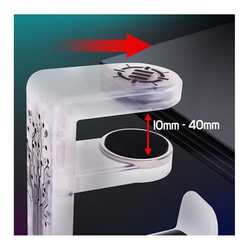 Accessory Power ENHANCE Voltaic 2 PC Desk Headphone Hanger — vista 2