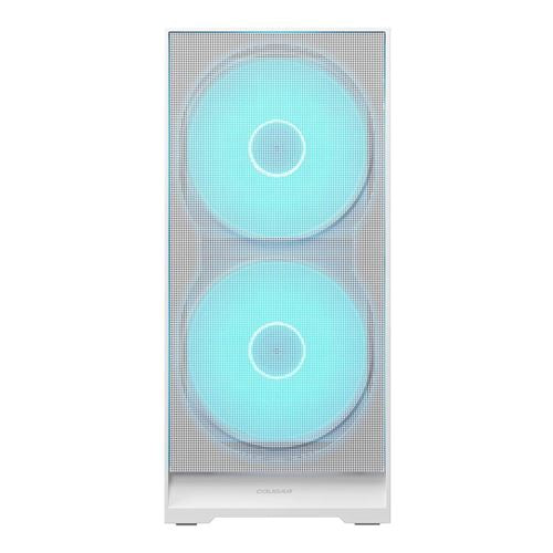 Cougar Airface 180 RGB Tempered Glass ATX Mid-Tower Computer Case - White — vista 2