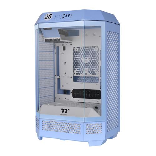 Thermaltake Tower 300 Tempered Glass microATX Mid-Tower Computer Case - Hydrangea Blue — vista 2