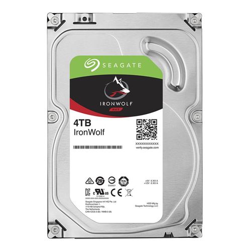 Seagate IronWolf 4TB 5400 RPM SATA III 6Gb/s 3.5" Internal NAS CMR Hard Drive — vista 2
