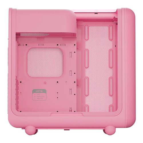 HYTE X50 Tempered Glass ATX Mid-Tower Computer Case - Pink — vista 2