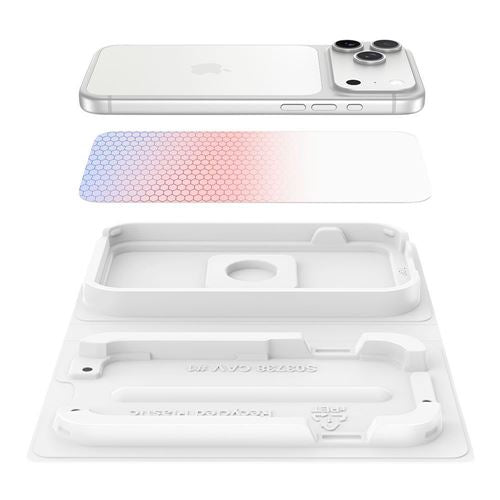 Belkin Titan SmartShield Pro Blue-to-Red Screen Protector for iPhone 18 Pro / iPhone 17 Pr — vista 2