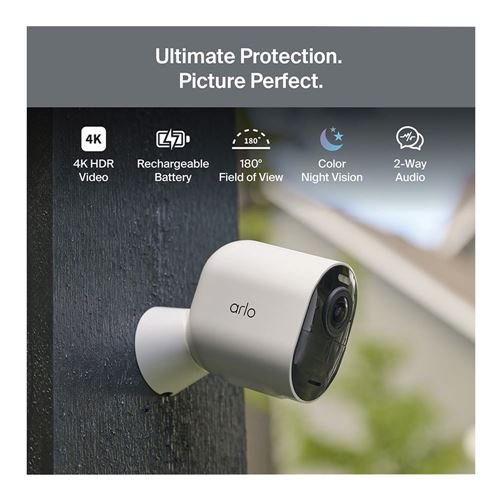 Arlo Ultra 3 Security Camera - White (Two Pack) — vista 2