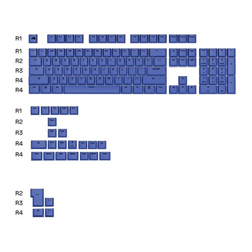 Glorious GPBT Basics Keycaps - Mana Blue — vista 2