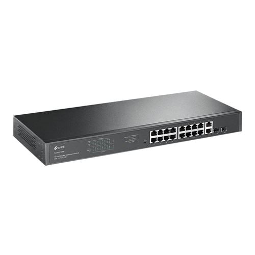 TP-LINK TL-SG1218MP 18-Port Gigabit Rackmount Switch
 16 PoE+ — vista 2