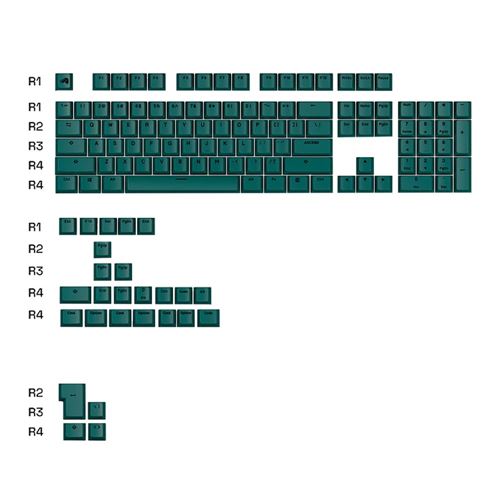 Glorious GPBT Gradient Keycaps - Totem Green — vista 2