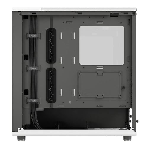 Fractal Design North Tempered Glass ATX Mid-Tower Computer Case - White/Oak — vista 2