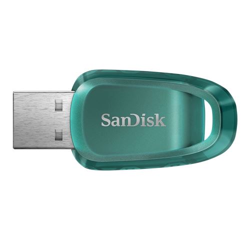 Sandisk 64GB Ultra Eco SuperSpeed+ USB 3.2 (Gen 1) Flash Drive - Teal — vista 2