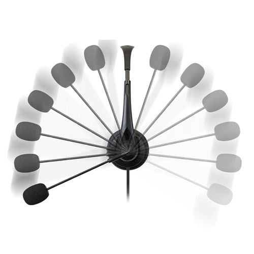 Aluratek Wired USB Stereo Wired Headset - Black
 Noise Reducing Boom Microphone;  In-line  — vista 2