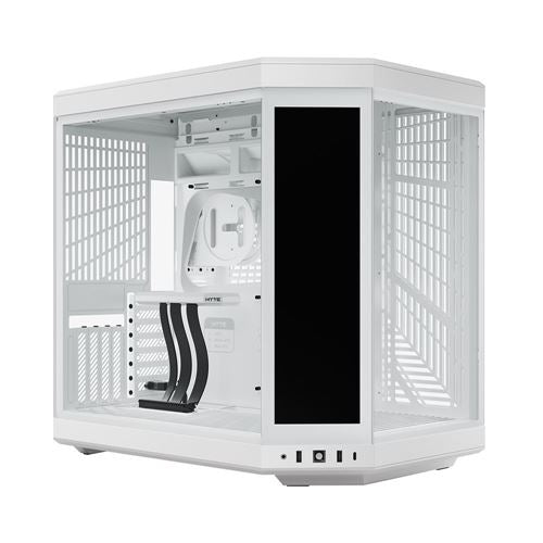 HYTE Y70 touch infinite Modern Aesthetic Tempered Glass ATX Mid-Tower Computer Case - Snow — vista 2