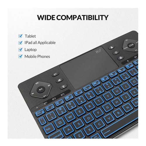 Riitek Wireless Multimedia Keyboard K16 — vista 2